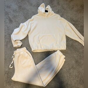 Cozy Cream Hoodie and Jogger Set